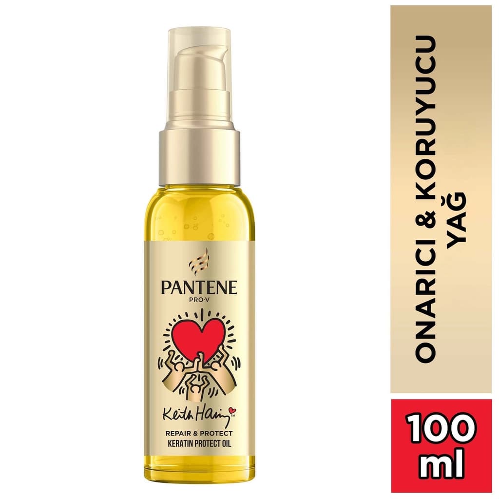 Pantene Keith Haring Keratin Yoğun Bakım Saç Yağı 100 ml