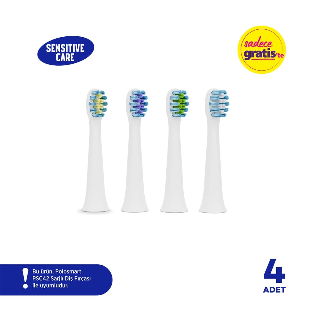 Polosmart Diş Fırçası Yedek Başlığı 4'lü