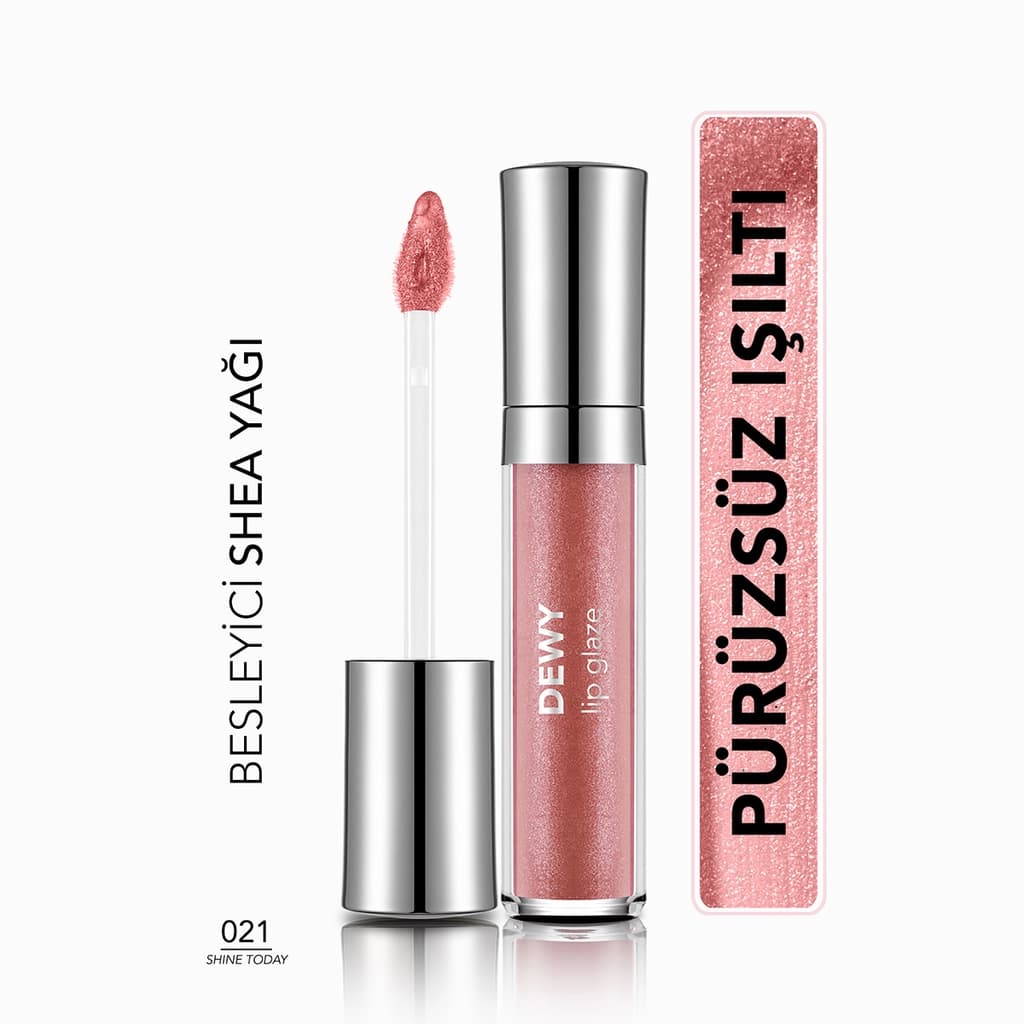 Flormar Dewy Lip Glaze Dudak Parlatıcısı 021 Shine Today