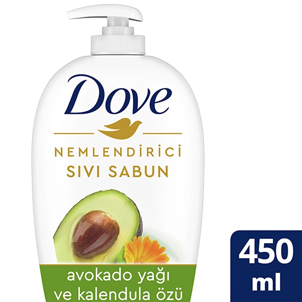 Dove Avokado Yağı ve Kalendula Özü Sıvı Sabun 450 ml
